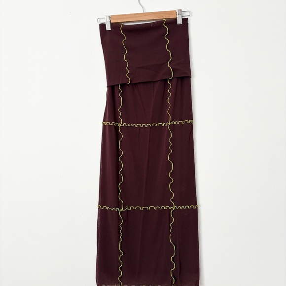 Marina moscone foldover tubino mesh skirt - Picture 6 of 9